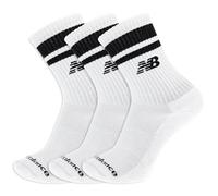 New Balance Unisex Men's and Women's Organic Cotton Crew Socks - 3 Pairs - Arch Support PATCH LOGO CREW SOCKS