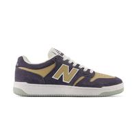 New Balance Unisex NB Numeric 480 in Grey/Beige Suede/Mesh, size 11