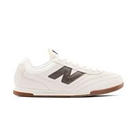 New Balance Unisex RC42 in White/Brown/Beige Suede/Mesh, size 5.5