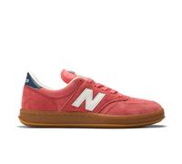 New Balance Unisex T500 in Red/Blue/White/Beige Leather, size 6