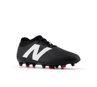 New Balance Unisex Tekela Magique FG V4+ Soccer Shoe, Black/White/True Red, 7.5 US Men