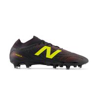 New Balance Unisex Tekela Pro Low FG V5 in Black/Yellow/Red Cleated, size 8