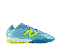 New Balance Unisex Tekela Team Low Laced TF V5 in Blue/Green Synthetic, size 9.5