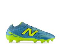 New Balance Unisex Tekela Women's Elite Low Laced MG V5 in Blue/Green Synthetic, size 8