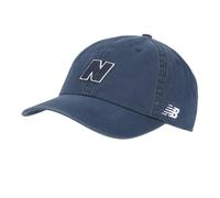 New Balance Unisex Vintage Style Block Logo, 6 Panel Block N Hat V 2.0, NB Navy