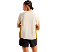 New Balance Viz-tech Short Sleeve T-shirt Beige S Woman