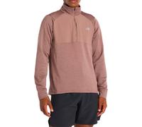 New Balance - Warm and breathable long-sleeved T-shirt - Athletics Heat Grid 1/2 Zip Green for Men - Size L Green L