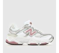 New Balance White Multi 9060 Girls Junior Trainers UK 10 (EU 28)