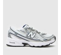 New Balance White & Navy 740 Junior Trainers UK 11 (EU 29)
