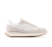New Balance Women's 237 in Grey/White/Beige Suede/Mesh, size 3 Narrow
