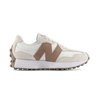 New Balance Women's 327 in Beige/White/Brown Suede/Mesh, size 3.5 Narrow