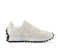 New Balance Women's 327 in White/Orange/Beige Suede/Mesh, size 4 Narrow