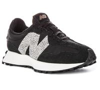 New Balance 327 Womens Animal Print Black Trainers UK 3