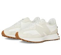 New Balance Women's 327 in Beige/White Suede/Mesh, size 8 Narrow