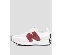 New Balance Women's 327 Trainers, White/Grey, Size 4, Women White/Grey