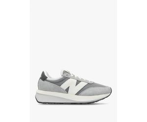 NEW BALANCE Women's 370 Grey Suede & Mesh Trainers Size: 5, Colour: Gr
