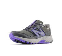 New Balance Women's 410 V8 Trail Running Shoe, Shadow Grey/Electric Indigo/Black, 10