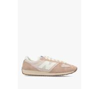 NEW BALANCE Womens 471 Bisque Flat Taupe Suede Trainers Size: 4, Co