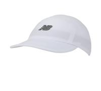 New Balance Women's 5 Panel Performance Hat, Running Cap - White