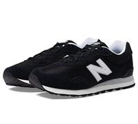 New Balance Women's 515 V3 Sneaker, Black/White/Aluminum Grey, 7 Wide