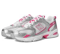New Balance Women's 530 Sneakers, Silver Metallic/Dragon Berry, 10 Women/8.5 Men
