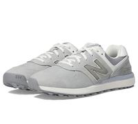 New Balance Women's 574 Greens V2 Golf Shoe, Light Grey, 10 Wide