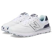 New Balance Women's 574 Greens V2 Golf Shoe, White/Blue, 11