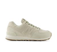 New Balance Women's 574 in Beige/Brown/White Leather, size 8 Narrow
