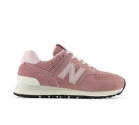 New Balance Women's 574 in Pink/White Suede/Mesh, size 3.5 Narrow