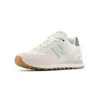 NEW BALANCE Women's 574 Sneaker, Sea Salt/New Spruce, 6.5 UK