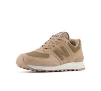 New Balance Women's 574 V2 Evolved Sneaker, Flat Taupe/Mushroom/Sea Salt, 10
