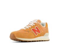 New Balance Women's 574 V2 Sea Salt Sneaker, Copper/Neo Flame/Sea Salt, 7