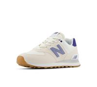 New Balance Women's 574 V2 Spring Sneaker, Linen/Indigo, 6 UK