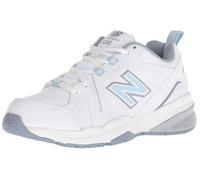 New Balance Women's 608v5 Casual Comfort Cross Trainer, White/Light Blue, 5 UK