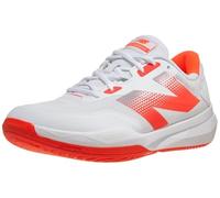 New Balance Women's 796 V4 Pickleball, White/Urgent Red, 6