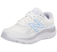 New Balance Women's 840 V3 Walking Shoe, White/Silent Grey, 5 Wide