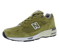 New Balance Women's 991 MiUK, Green Moss/Cloud Ceam/White, 9