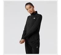 New Balance Womens Accelerate 1/2 Zip Size: Large, Colour: Black