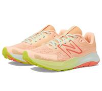 New Balance Women's, DynaSoft Nitrel V5 Trail Running Shoe, Guava Ice/Hazy Peach/Limelight, 6 Wide