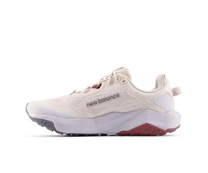 New Balance Women's Dynasoft Nitrel V6 Trail Running Shoe, Bisque/Pearl Grey/Washed Burgundy, 4 UK
