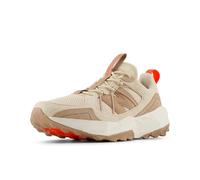 New Balance Women's Dynasoft Tektrel V1 Suede Trail Running Shoe, Bisque/Flat Taupe/Urgent Red, 9.5 Wide