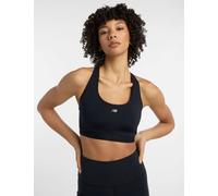 New Balance Women's Essential Run Total Support Sports Bra - M - Black, Black,Burgundy
