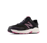 New Balance Women's Fresh Foam 510 V6 Trail Running Shoe, Black/Real Pink/Phantom, 4 UK Wide
