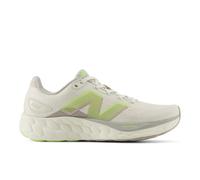 New Balance Women's Fresh Foam 680 v9 in Beige/White/Grey/Green Textile, size 4.5 Narrow
