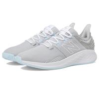 New Balance Women's Fresh Foam ROAV V1 Running Shoe, Grey/Blue, 6.5 UK