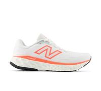 New Balance Women's Fresh Foam X Evoz v4 in White/Red/Black Textile, size 3.5 Narrow