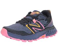 New Balance Women's Fresh Foam X Hierro V7 Trail Running Shoe, Night Sky Vibrant Pink Black, 5.5 UK