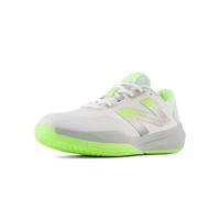New Balance Women's FuelCell 796 V4 Hard Court Tennis Shoe, White/Bleached Lime Glo/Brighton Grey, 8.5 Wide