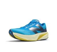 New Balance Women's Fuelcell Rebel V4 Running Shoe, Spice Blue/Limelight/Blue Oasis, 12 Wide
