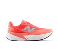 New Balance Women's FuelCell Rebel v5 in Red/White/Grey Synthetic, size 3.5 Narrow